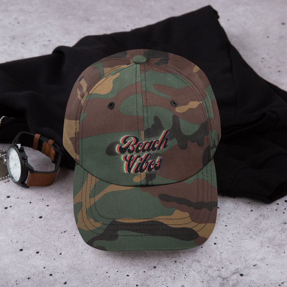Beach Vibes Camo - Dad hat